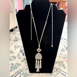 Lucky brand silver pendant necklace